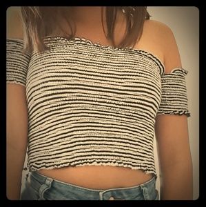 Off the shoulder shirt